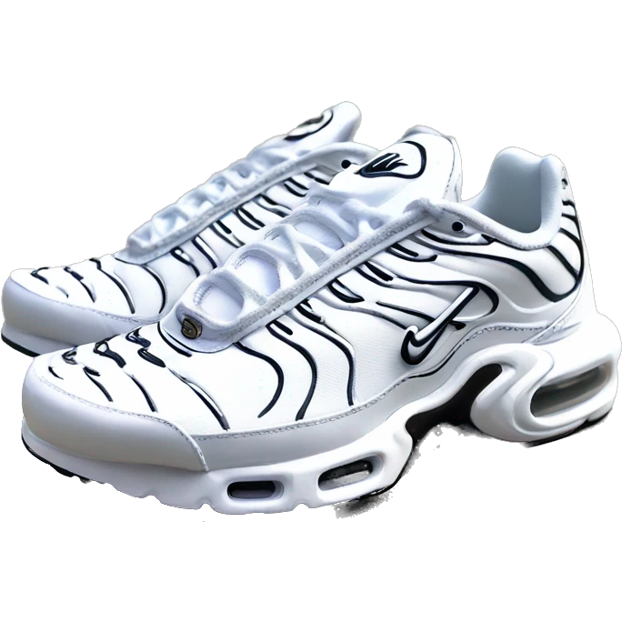 nike air max plus white emoji