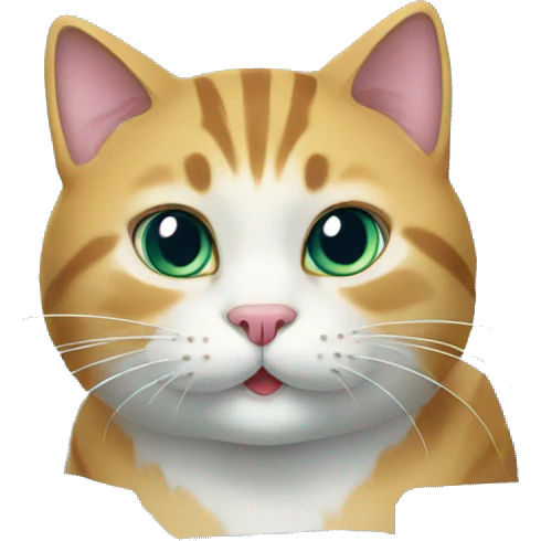 Cat inside ice emoji