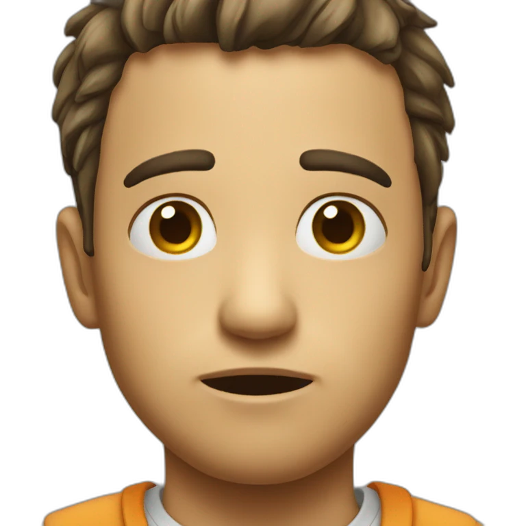 Normal emoji but sad emoji