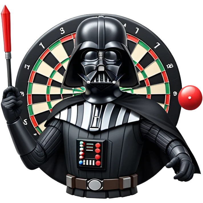 darth vader with darts emoji