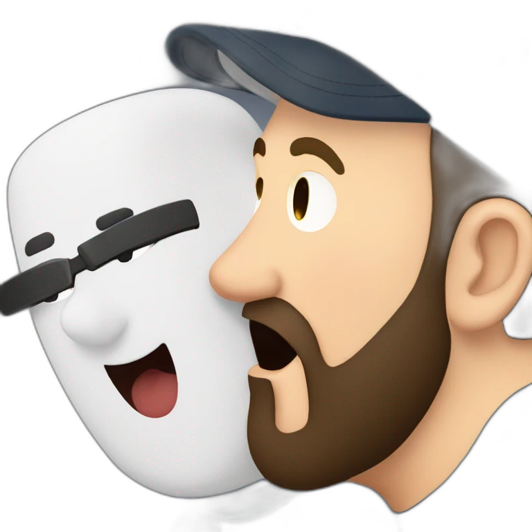 tom segura kissing bert kreischer emoji