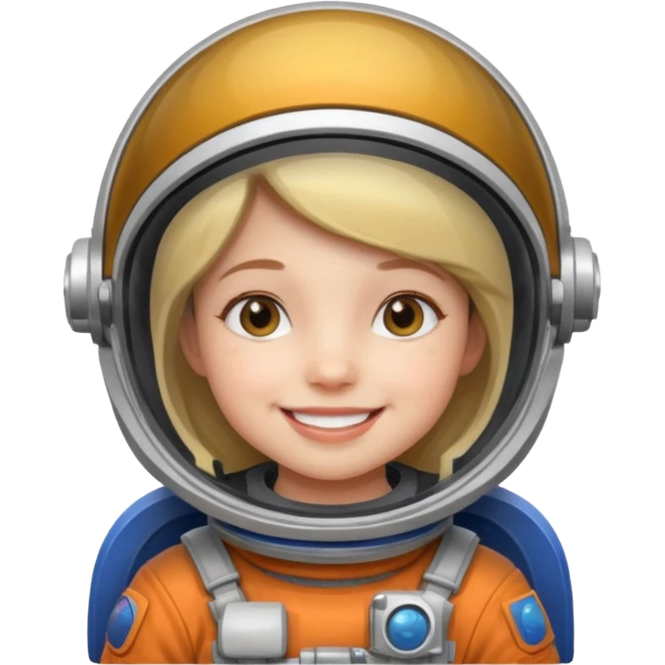 Astronaut girl Kid emoji