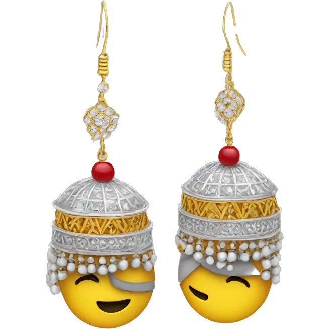 jhumka earrings  emoji