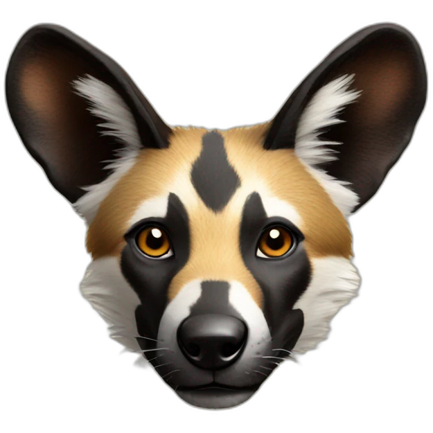 African wild dog emoji