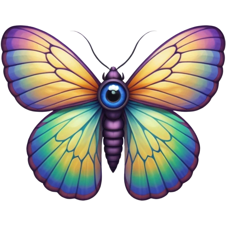 Moth eye wing emoji