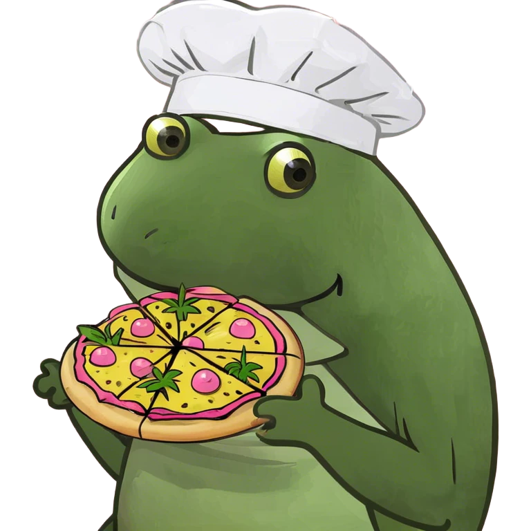 Pink pizza with pineapple  emoji