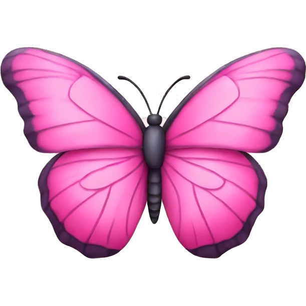 Pink butterfly  emoji