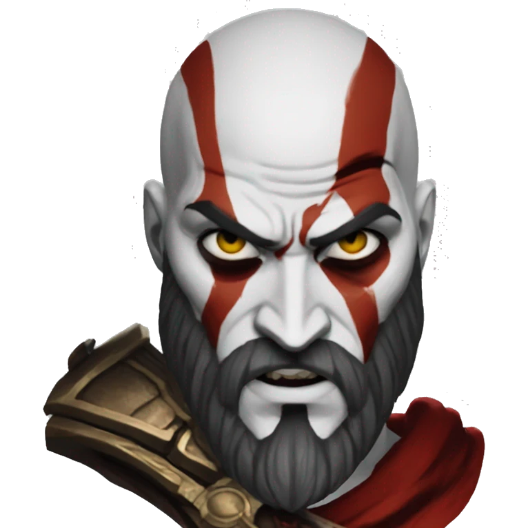 Kratos from God Of War video gamz emoji