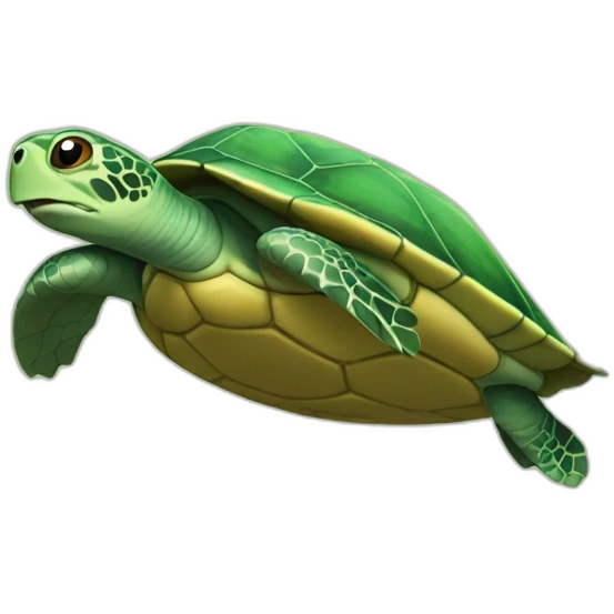 turtle flying emoji