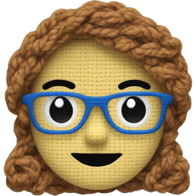 crocheted frame without fill emoji