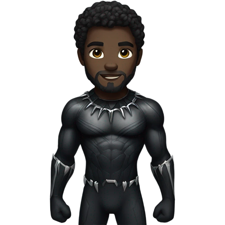 black panther full body  emoji