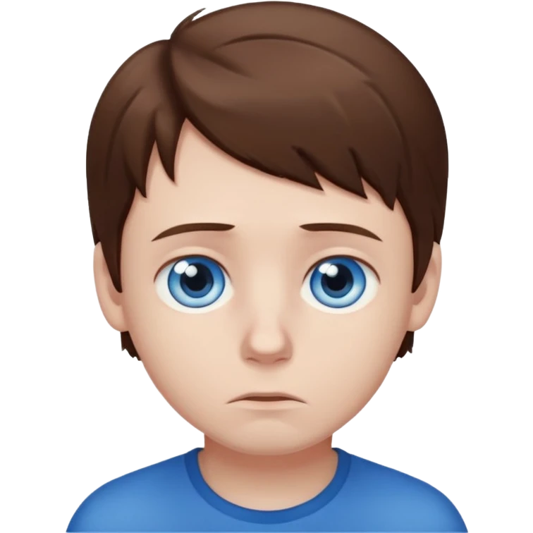 a sad boy emoji