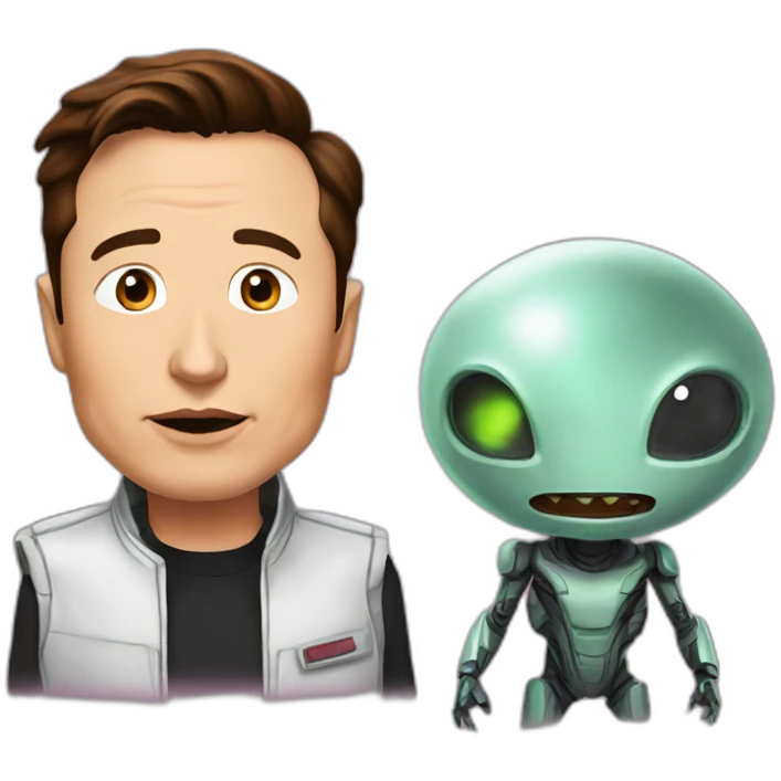 elon-musk-bullied-by-mars-alien emoji