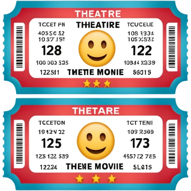 theatre movie ticket emoji