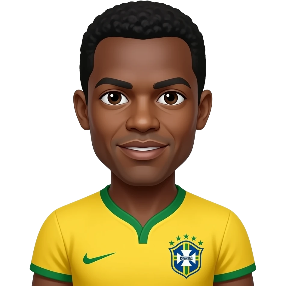 Pele in brazil jeresey emoji