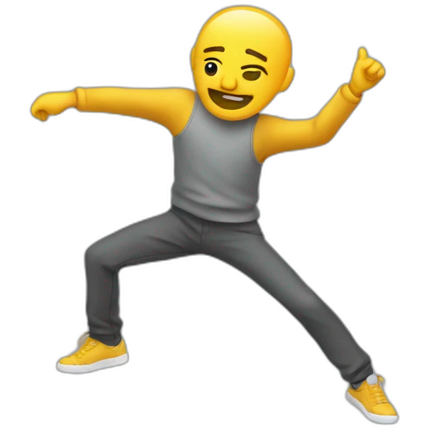Personne qui dab emoji