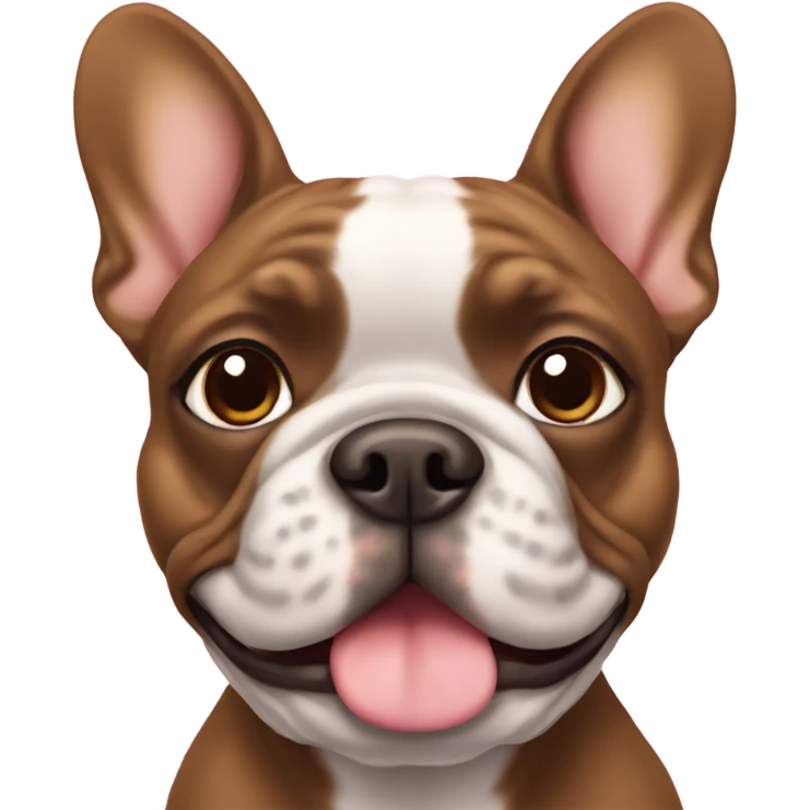 Frenchie brown emoji