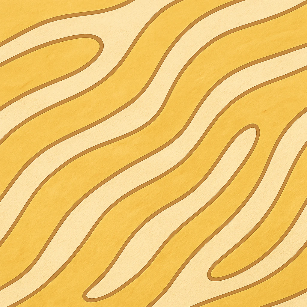 minimalist seamless yellow paint streak texture, abstract, organic, flowing lines, no background, no letters, for overlay use, inspired by the reference image emoji