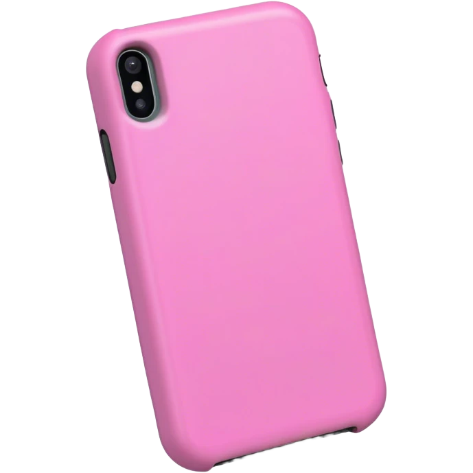 Pink cell phone case emoji