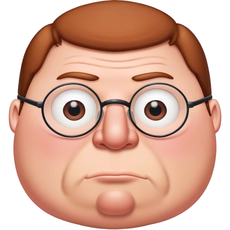 peter griffin, identical to in family guy emoji