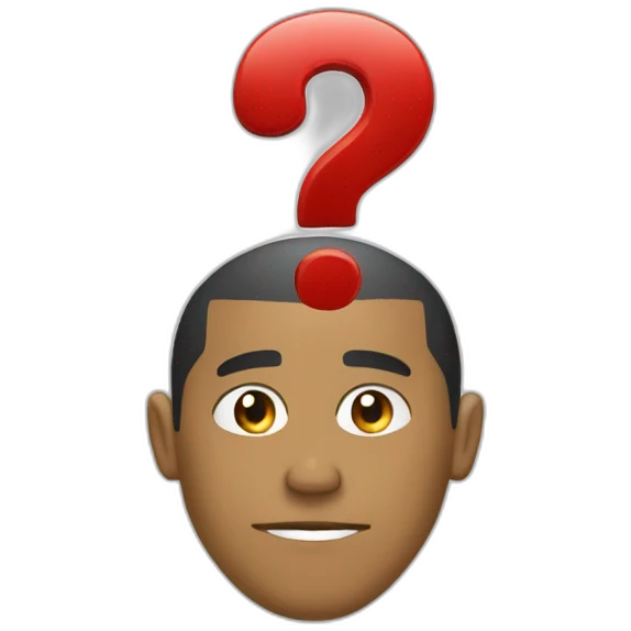 question mark with Obama emoji