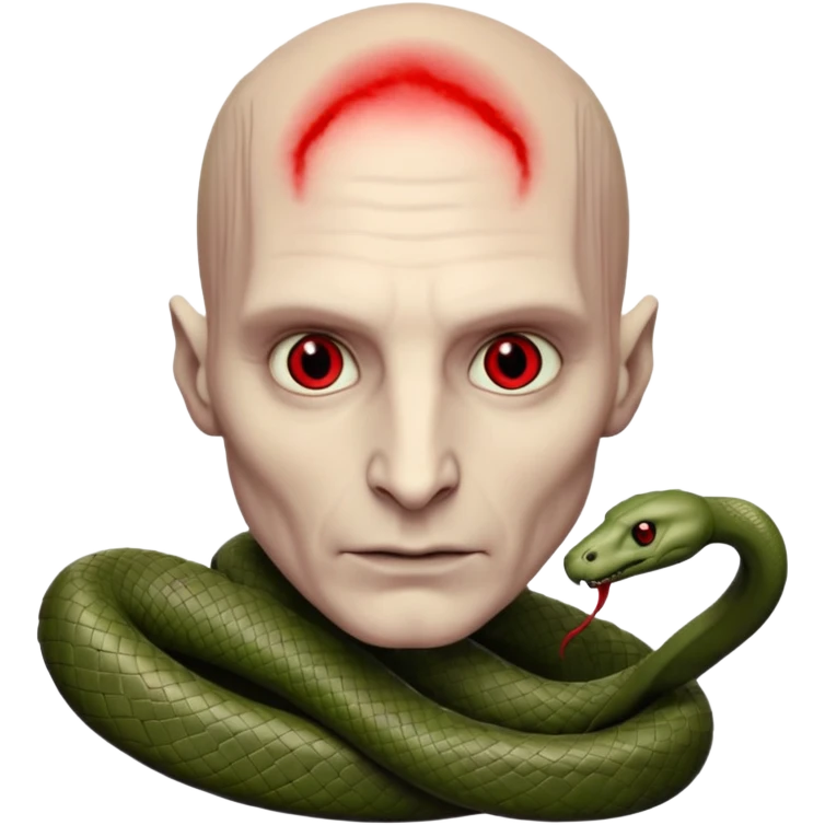 Voldemort half body emoji