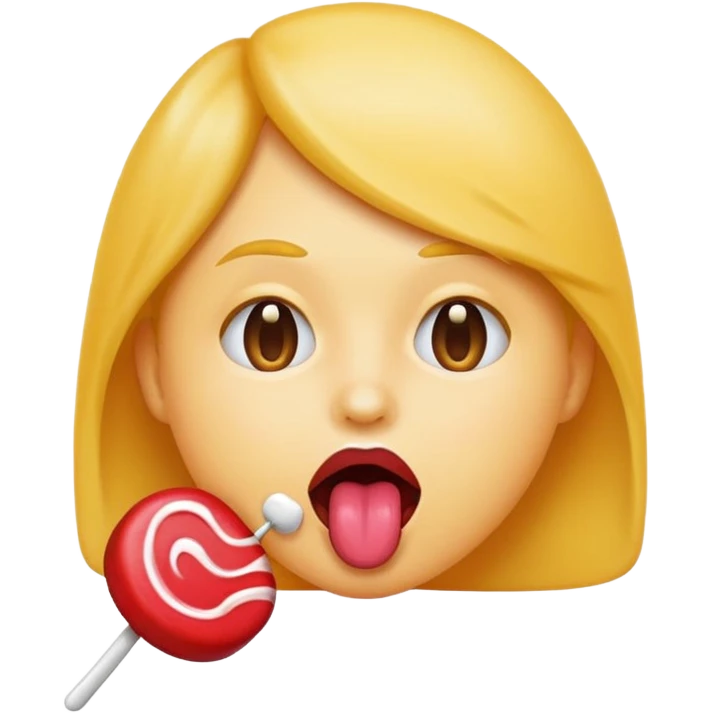 Dil cıkaran(😜) emoji şeker yiyor emoji