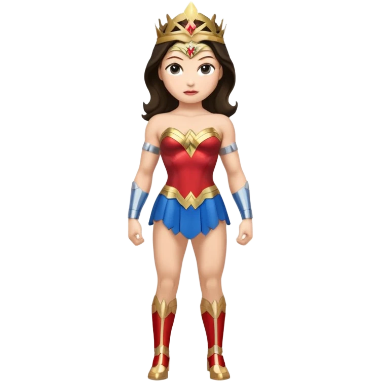 Wonder Woman full body pose emoji