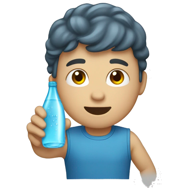 Un emoji de un botellón de agua emoji