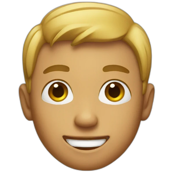 Silly boy emoji