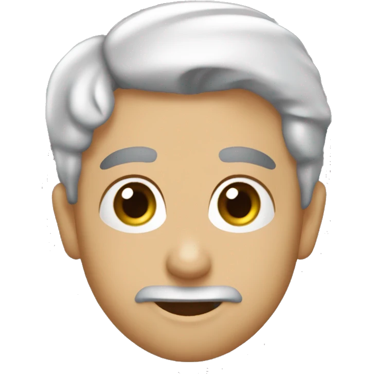Bas parmağın orta ve işaret parmağının arasında  emoji