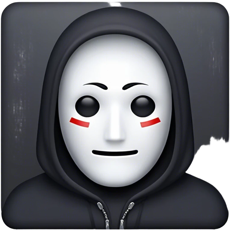 Cyber Security no face emoji