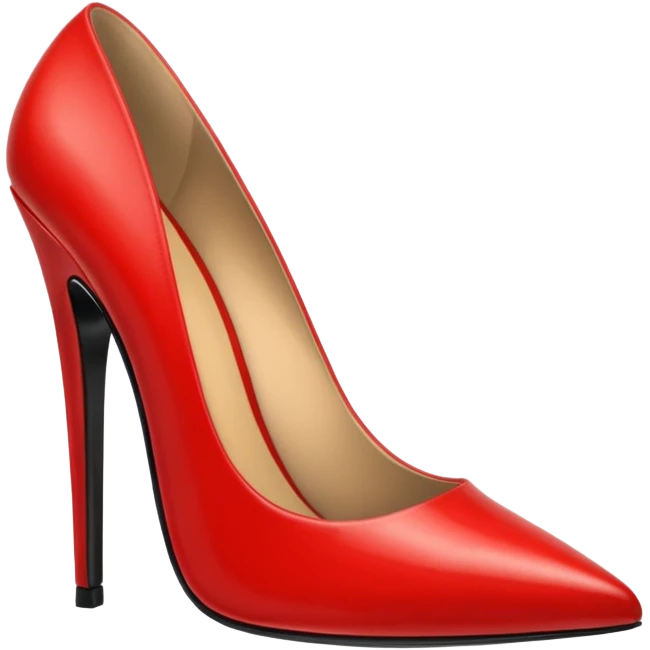 Red heels emoji