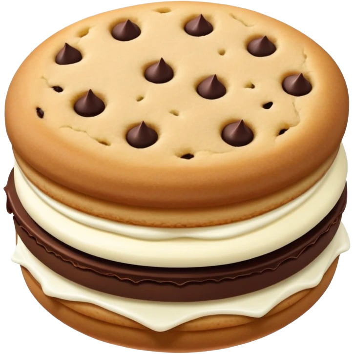 sandwich cookie with cream filling emoji