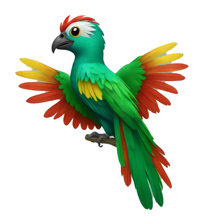 Quetzal bird emoji