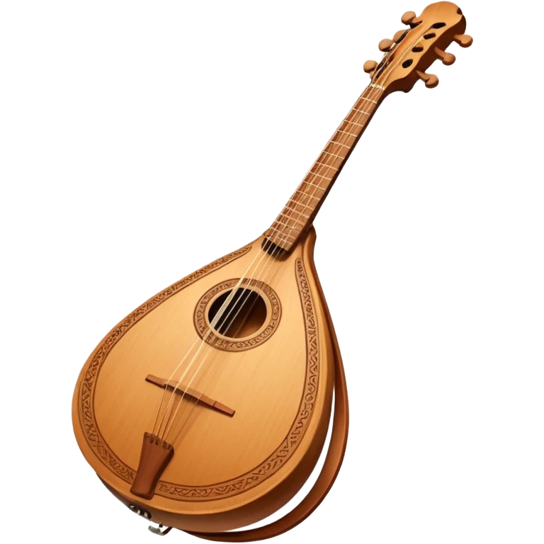 Ukrainian musical instrument kobza emoji