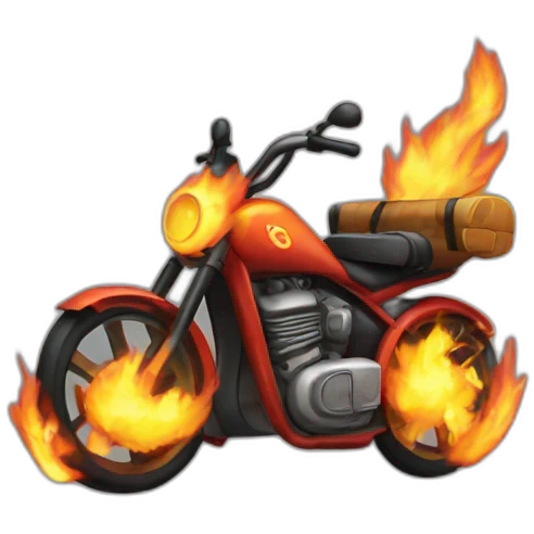 pyro bike emoji