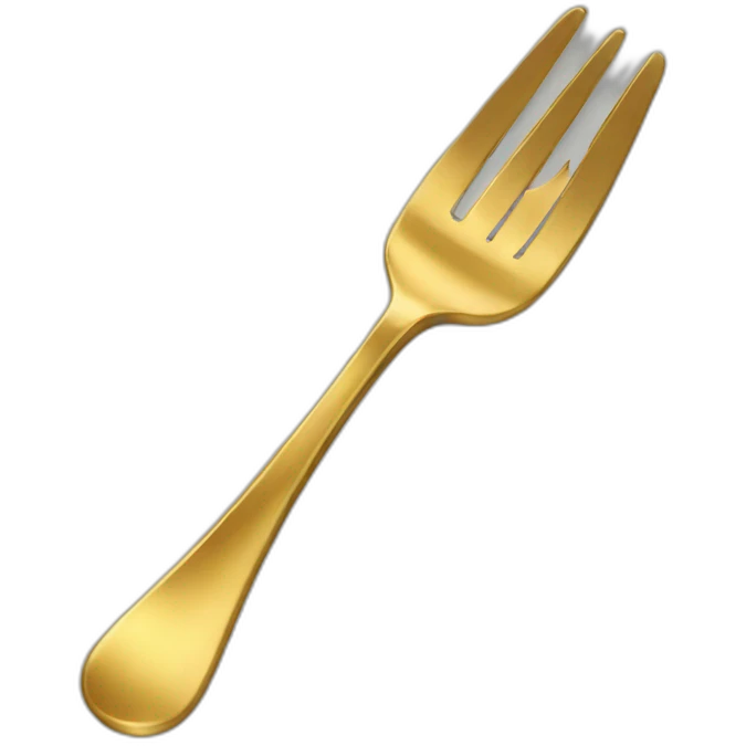 golden fork emoji