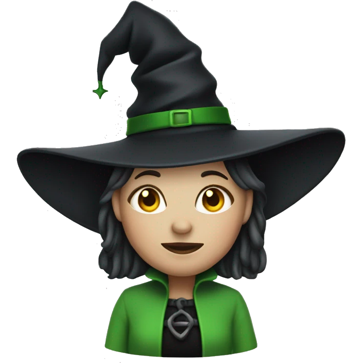 Wicked witch of the west with a Santa hat emoji