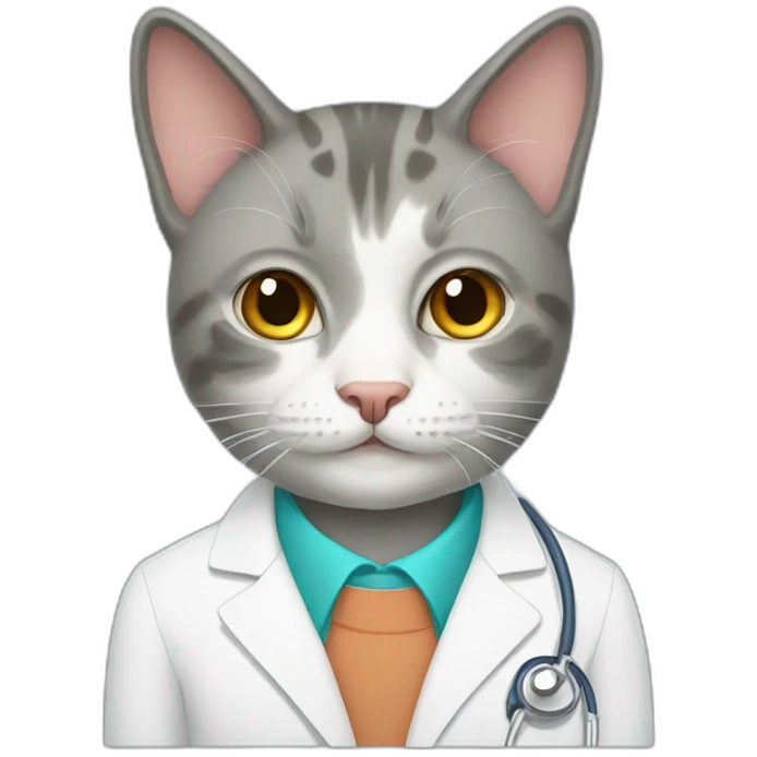Doc cat emoji