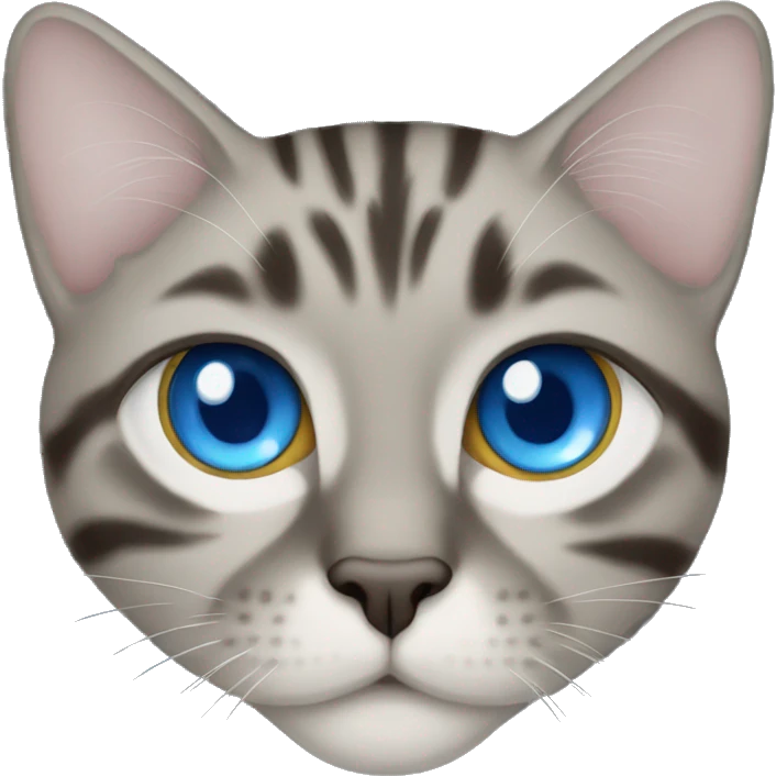 blue eye cat emoji