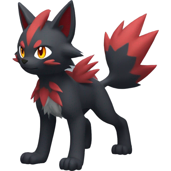 Litten-Zoroark full body emoji
