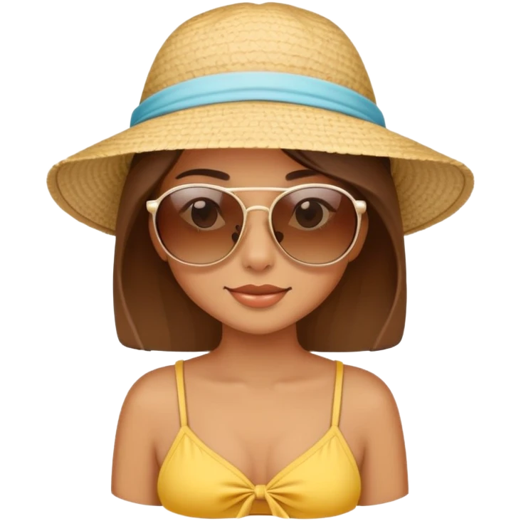 girl at vacation emoji