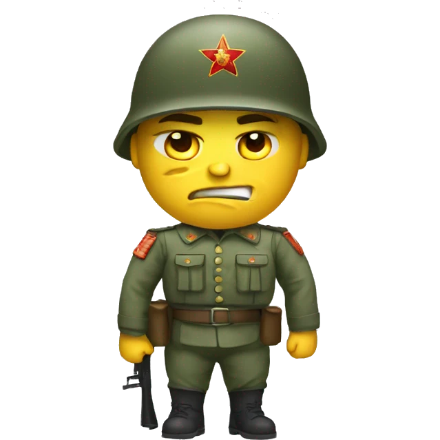 ussr soldier angry emoji