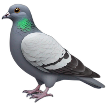 A pigeon who wants to make the world his own emoji