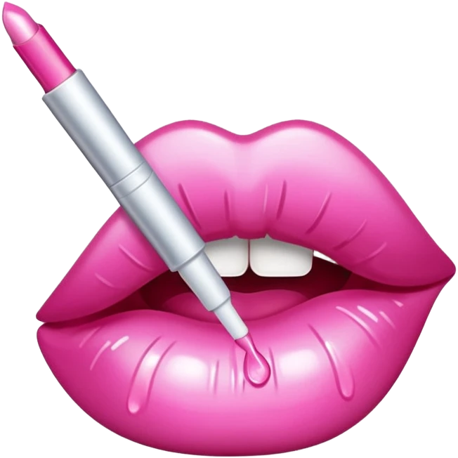 Lip gloss emoji