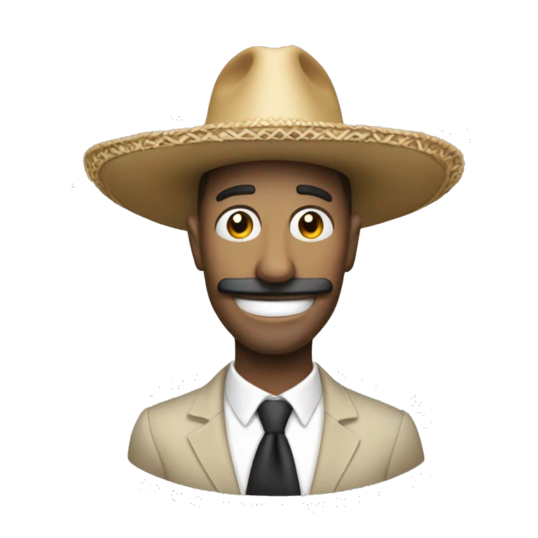 Mono con un monoculo y un sombrero elegante emoji
