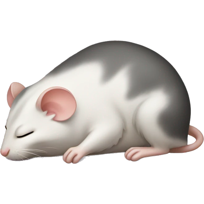 sleeping dizzy rat emoji