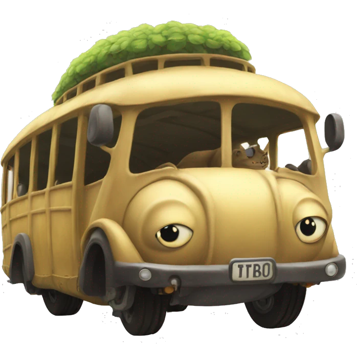 Catbus from My Neighbor Totoro emoji