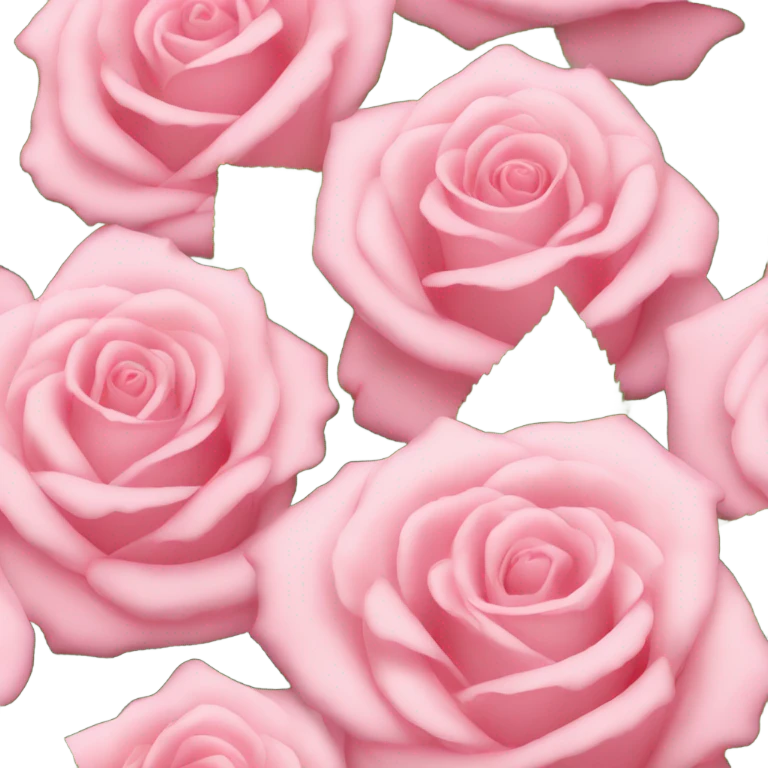 pink roses emoji